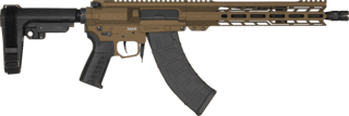 CMMG Banshee Mk47 7.62x39mm Semi-Auto Pistol - Bronze - 12.5" - 1x 30rd